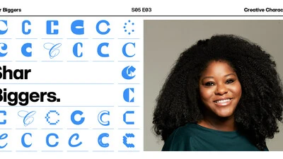 Portrait of Shar Biggers, creative director and branding expert.